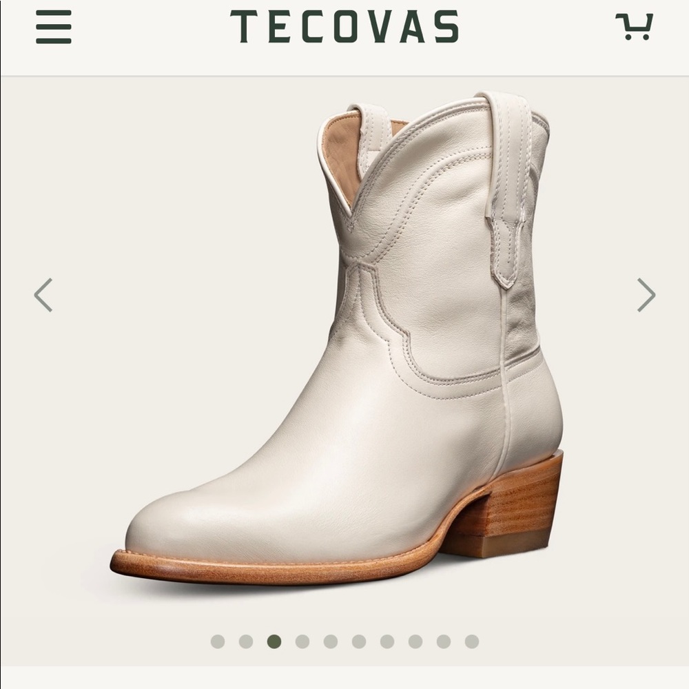 Tecovas “The Penny” bootie White Size 9